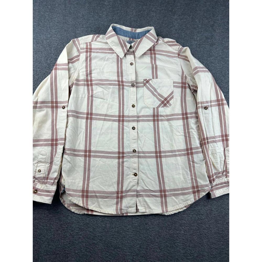 Carhartt Womens Casual Long Sleeve Button‎ Up Shirt, Size M 8-10